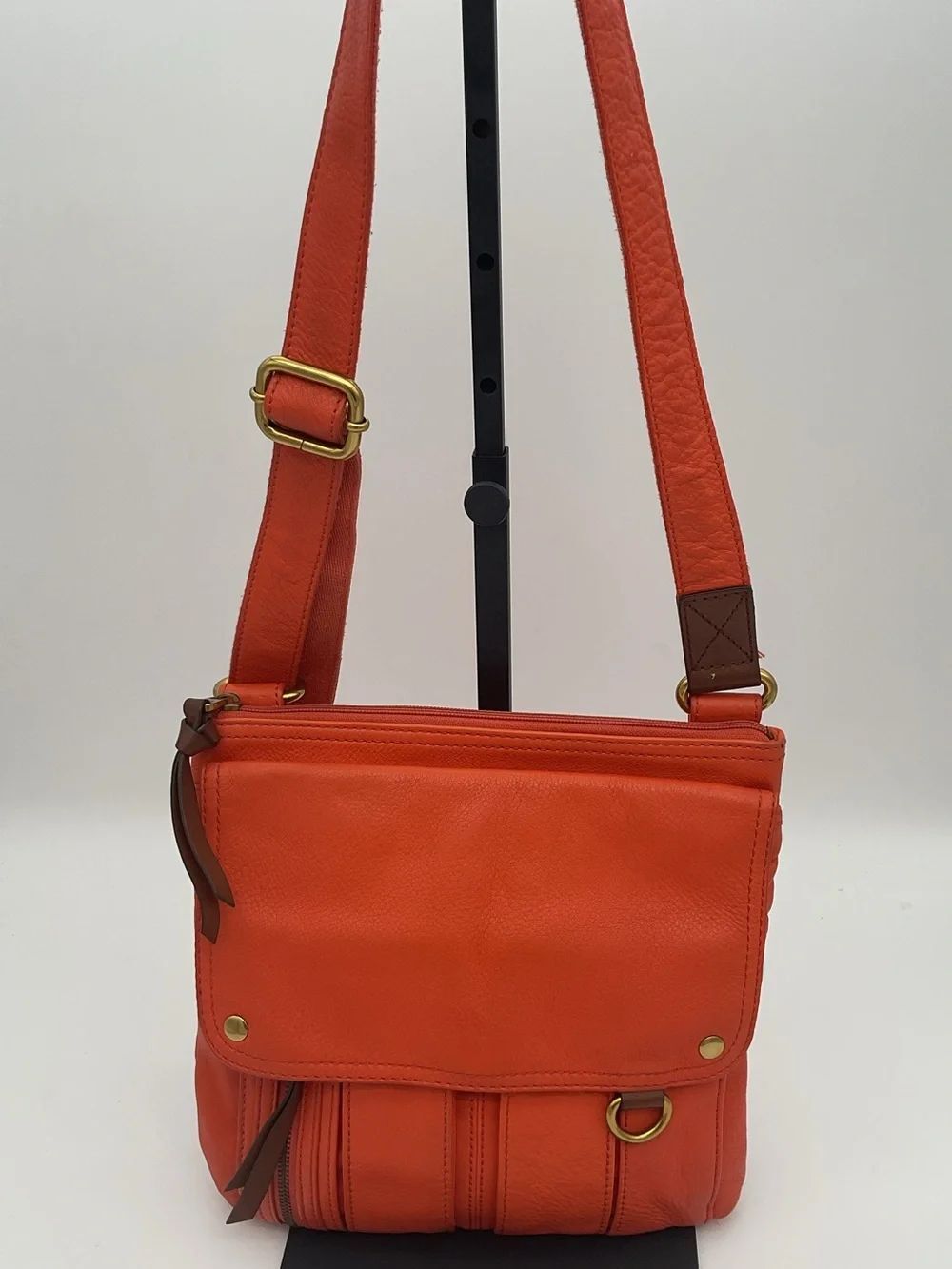 Fossil Orange Crossbody Shoulder Bag